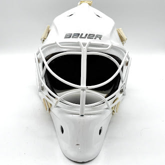 Bauer - Casque de gardien senior NME VTX d'occasion - (Blanc)